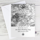 Personalised 1805 - 1874 Old Series Map Compass Card: 4 - Greeting Cards By Gift Moments