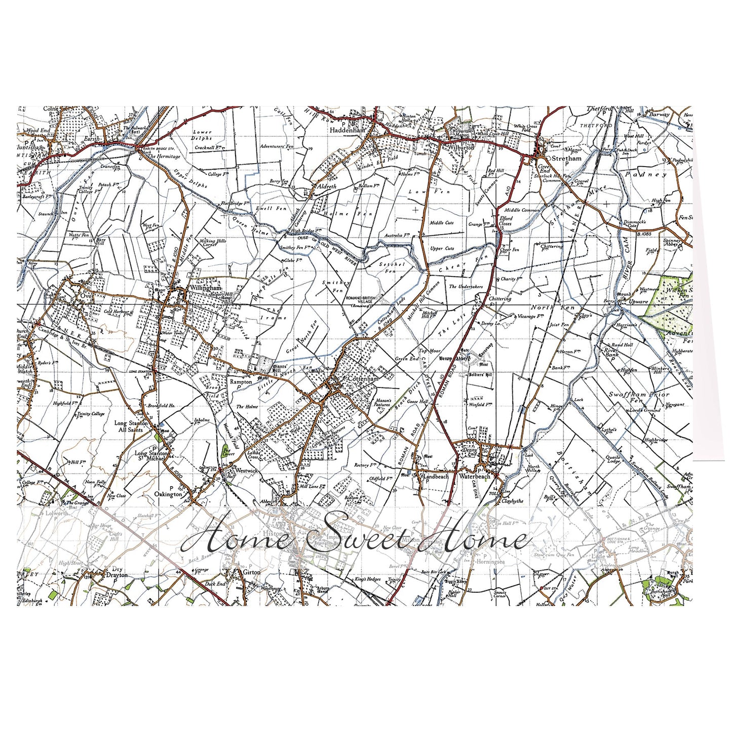 Personalised 1945 - 1948 New Popular Map Card: 3 - Greeting Cards By Gift Moments