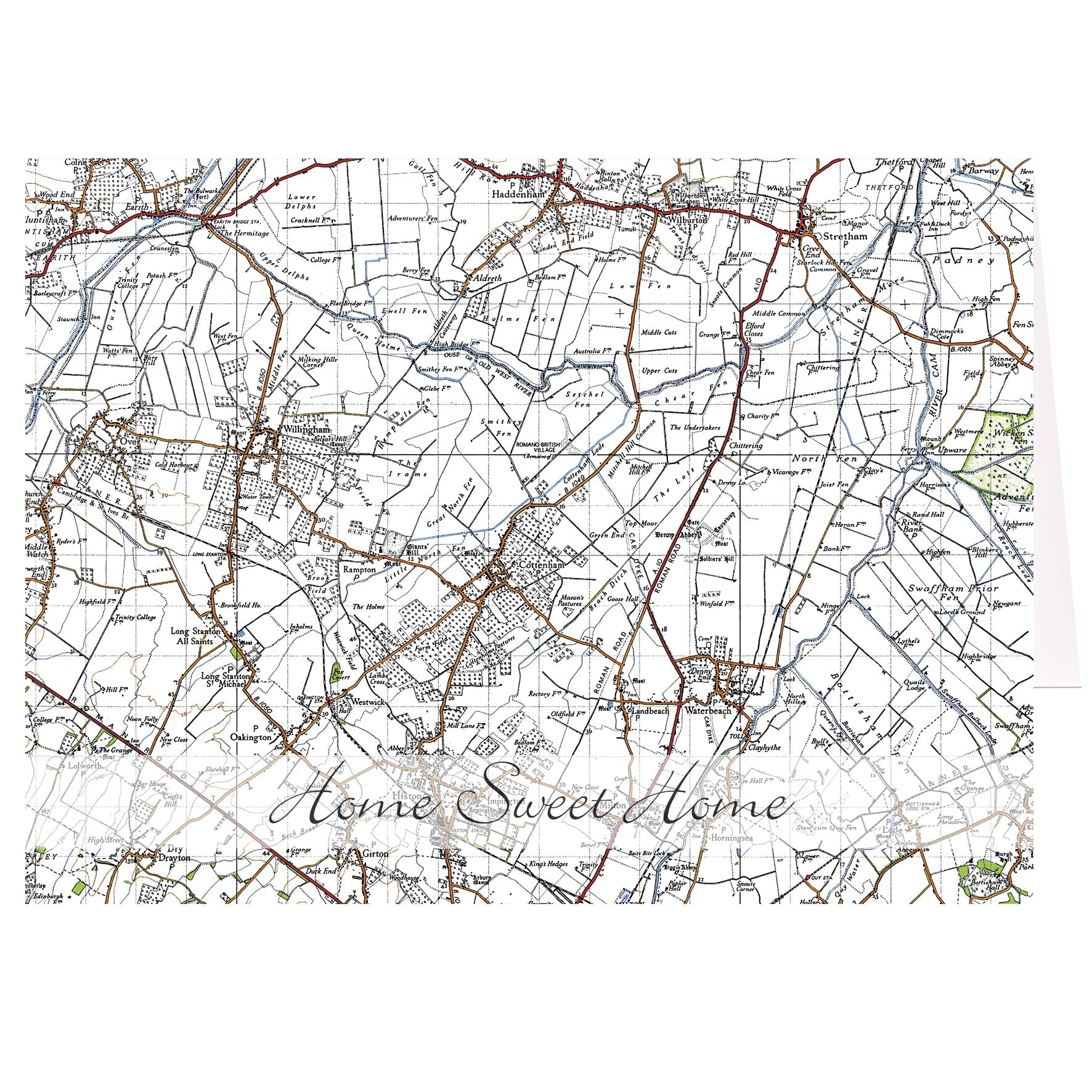 Personalised 1945 - 1948 New Popular Map Card: 3 - Greeting Cards By Gift Moments