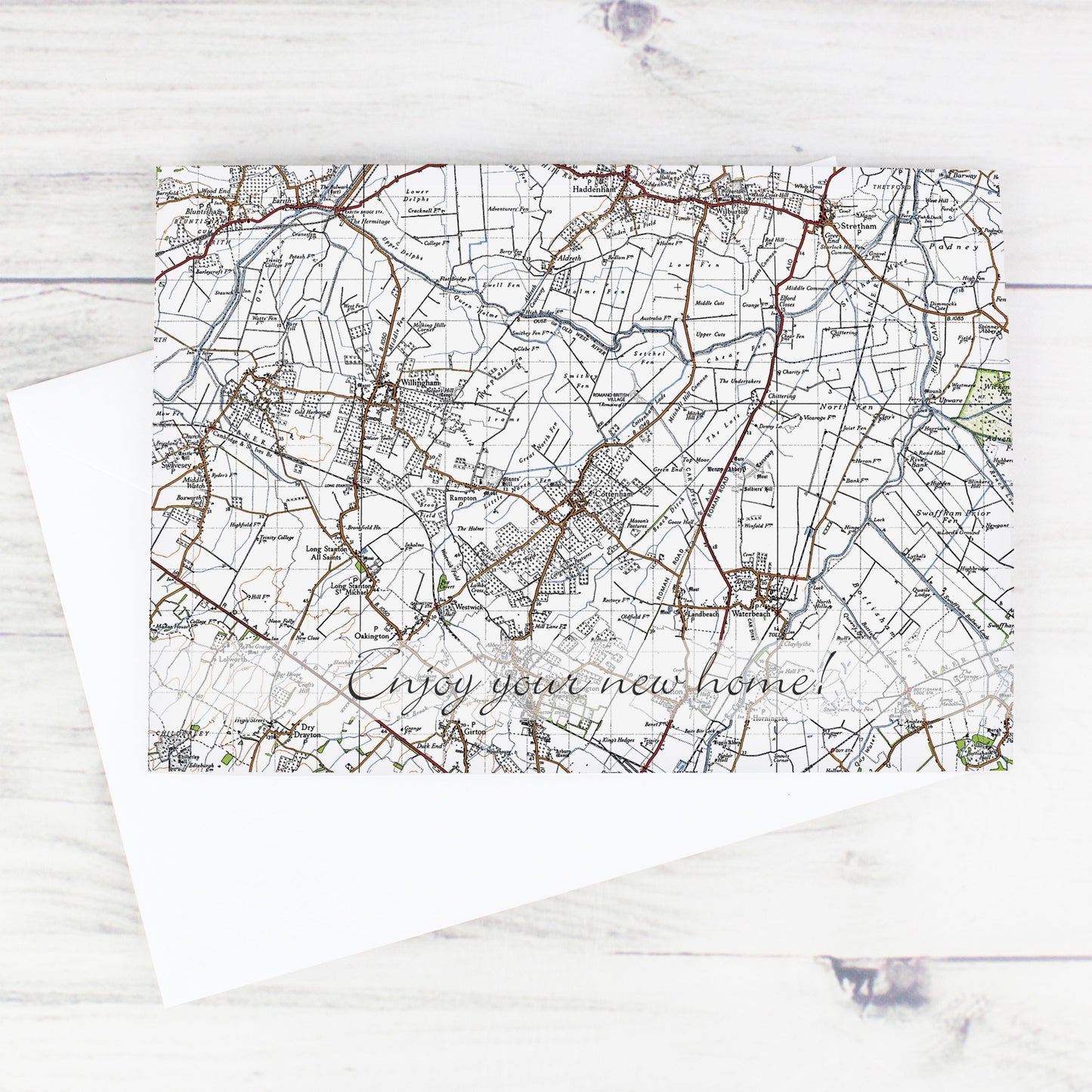 Personalised 1945 - 1948 New Popular Map Card: 1 - Greeting Cards By Gift Moments