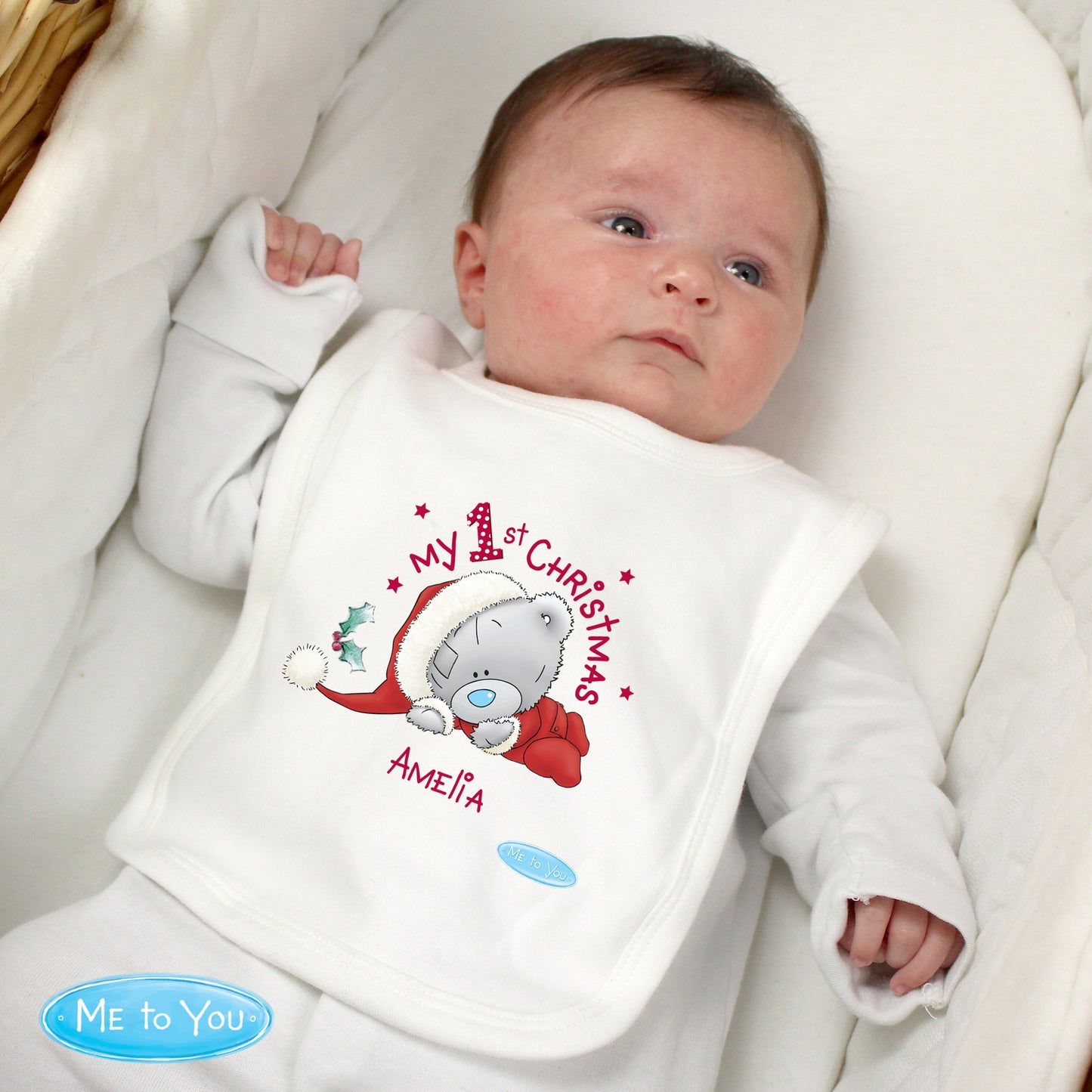 Personalised Me To You My 1st Christmas Bib: 1 - Baby Clothing