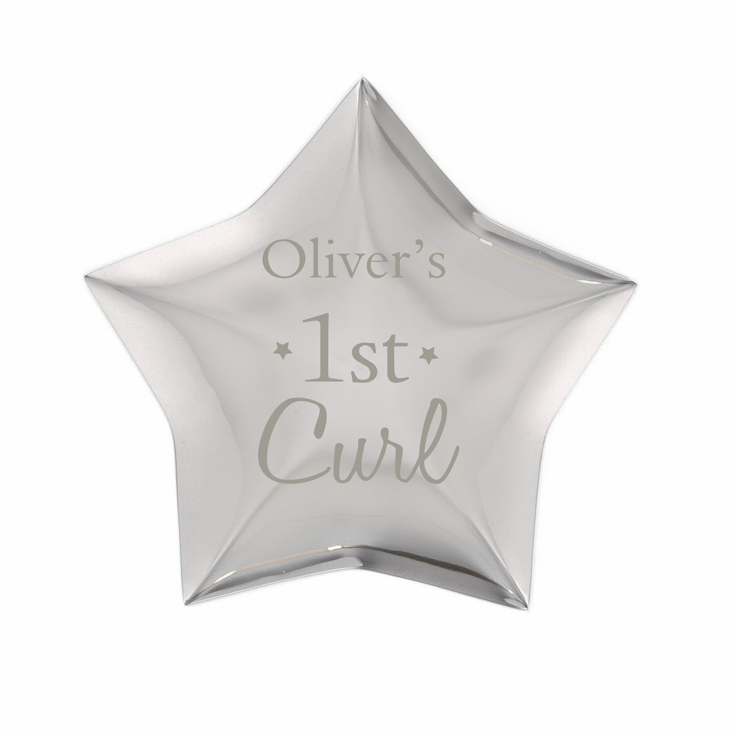 Personalised 1st Curl Star Trinket Box: 3 - Trinket Boxes By Gift Moments