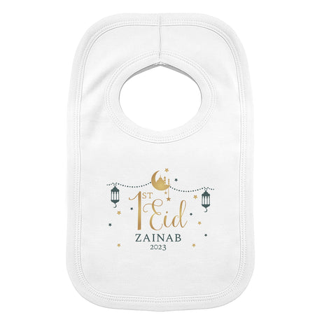Personalised 1st Eid Bib: 4 - Baby Clothing By Gift Moments