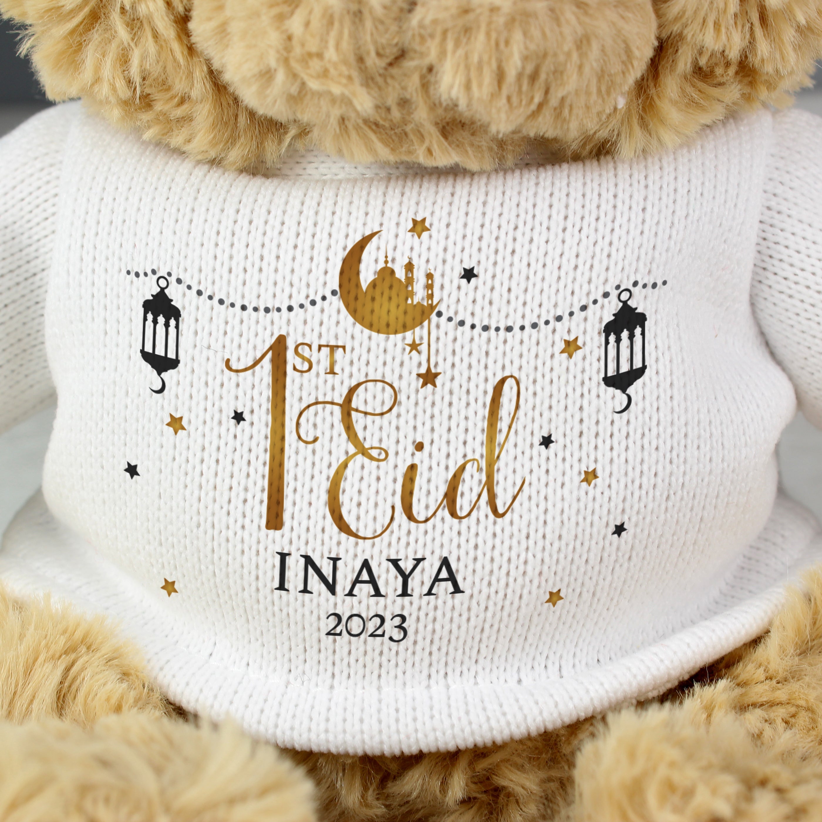 Personalised 1st Eid Teddy Bear - Shop Teddy Bears & Soft Toys At Gift Moments - 4