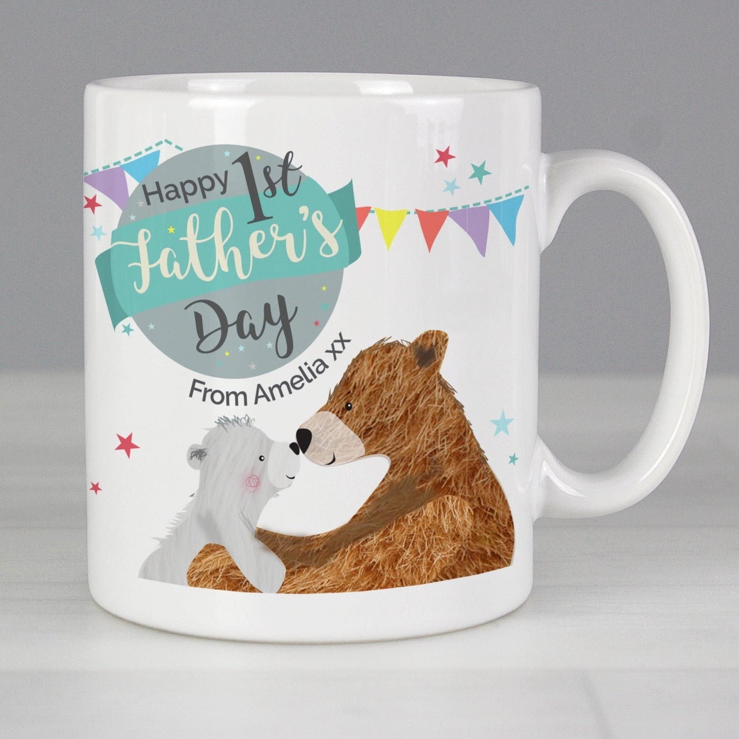 Personalised 1st Father’s Day Daddy Bear Mug: 3 - Mugs By Gift Moments