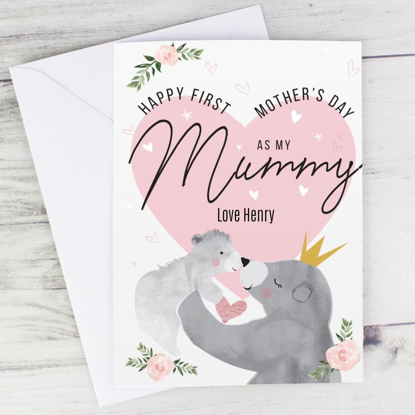 Personalised 1st Mother’s Day Mama Bear Card: 1 - Greeting Cards By Gift Moments