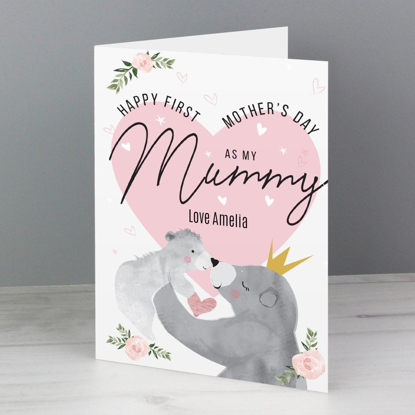 Personalised 1st Mother’s Day Mama Bear Card: 2 - Greeting Cards By Gift Moments