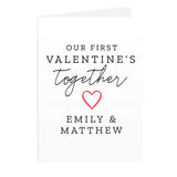 Personalised Our 1st Valentine’s Day Card: 3 - Greeting Cards By Gift Moments