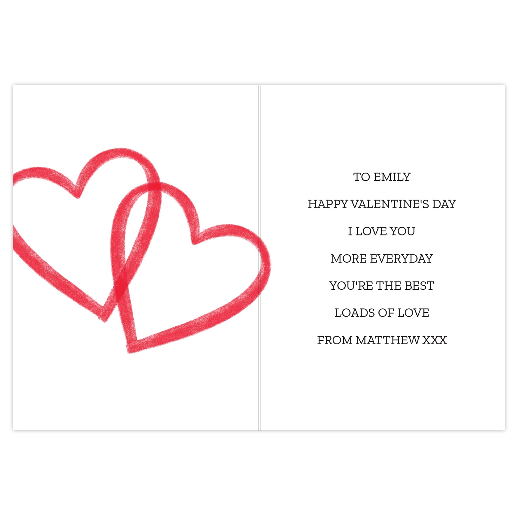 Personalised Our 1st Valentine’s Day Card: 4 - Greeting Cards By Gift Moments