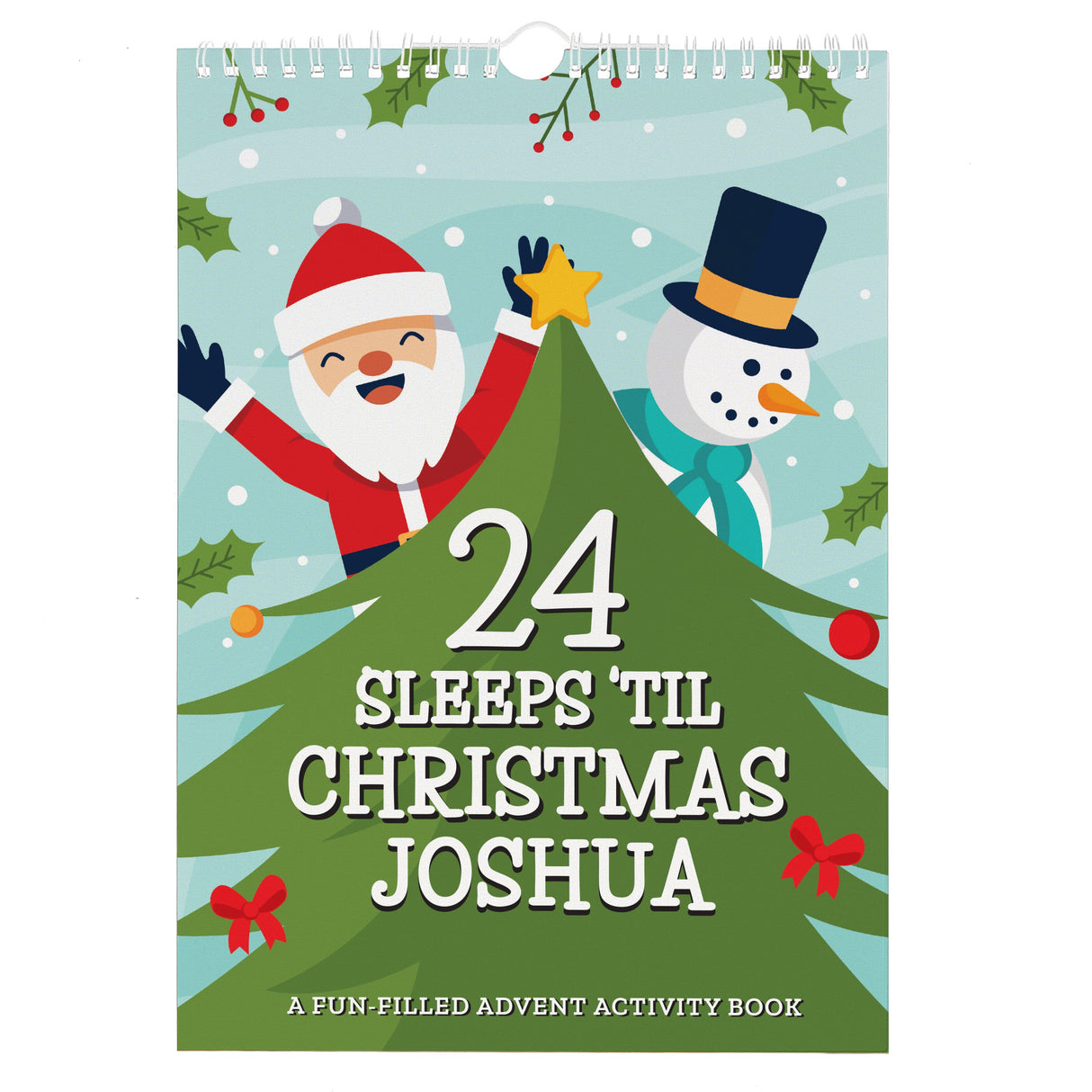 Personalised 24 Sleeps Christmas Activity Advent Calendar - Shop Advent Calendars At Gift Moments - 5