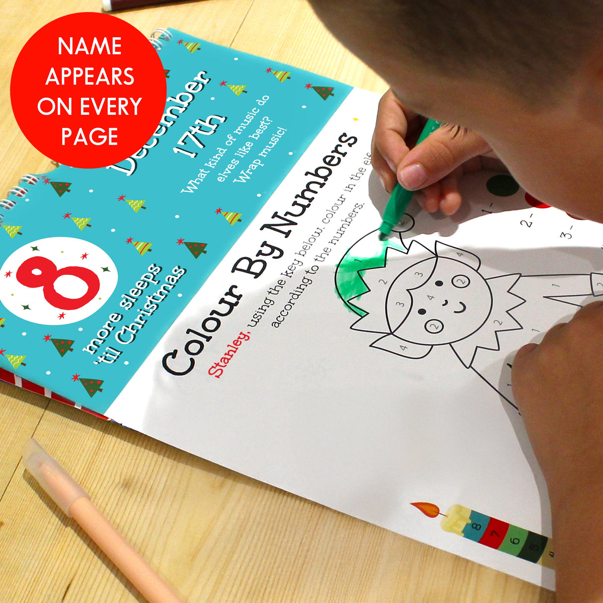 Personalised 24 Sleeps Christmas Activity Advent Calendar - Shop Advent Calendars At Gift Moments - 4