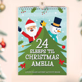 Personalised 24 Sleeps Christmas Activity Advent Calendar - Shop Advent Calendars At Gift Moments - 1