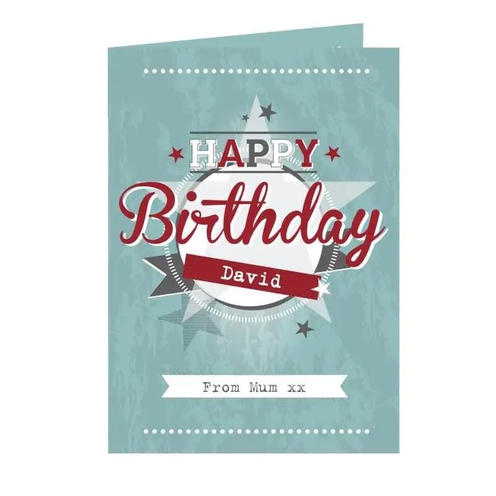 Personalised 50s Retro Card: 4 - Greeting Cards By Gift Moments