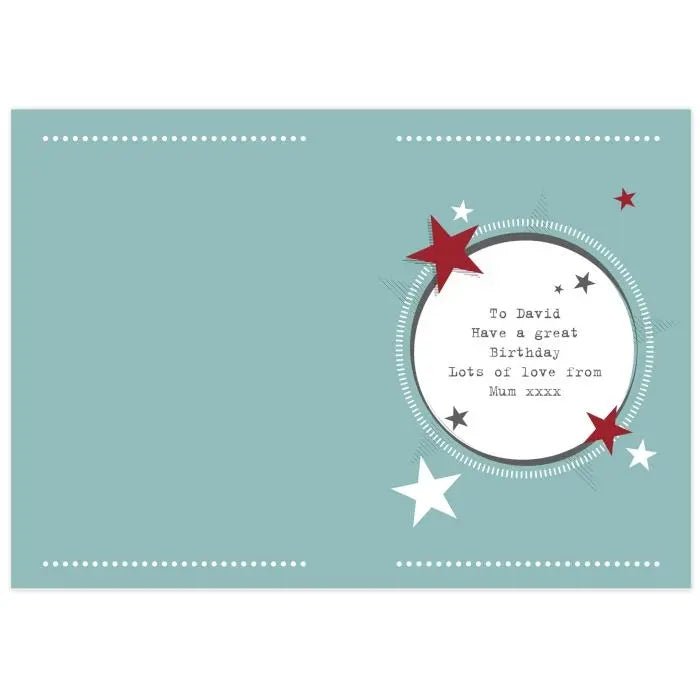Personalised 50s Retro Card: 5 - Greeting Cards By Gift Moments