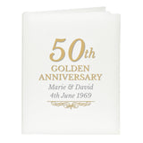 Personalised 50th Golden Anniversary Traditional Photo Album: 3 - Photo Albums By Gift Moments