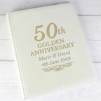 Personalised 50th Golden Anniversary Traditional Photo Album - Shop Photo Albums At Gift Moments - 2