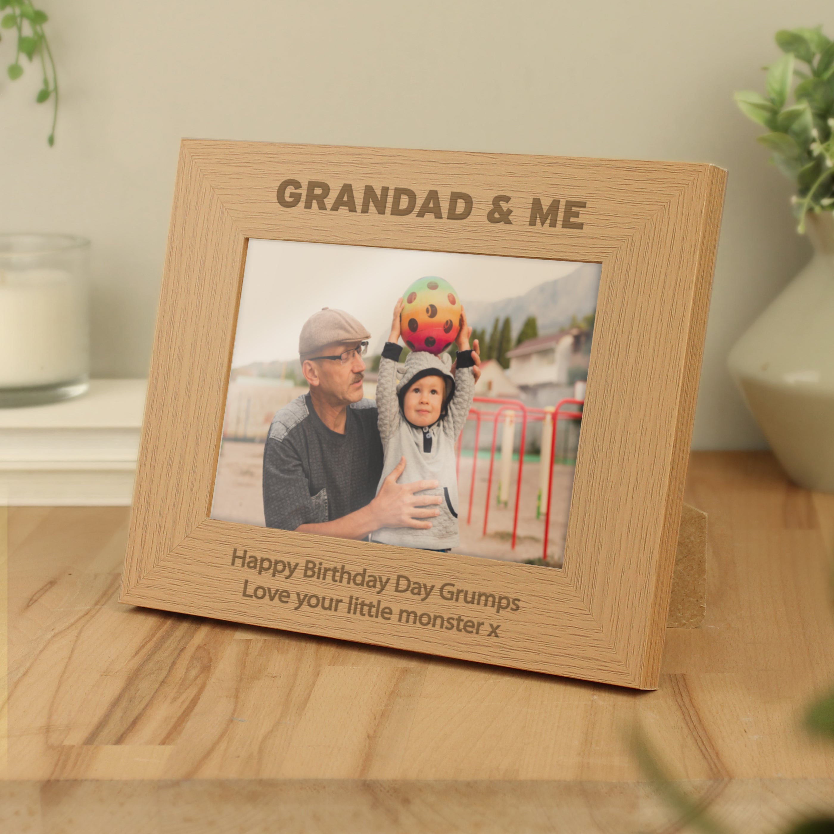 Personalised 5x7 Grandad & Me Photo Frame - Shop Photo Frames At Gift Moments - 3