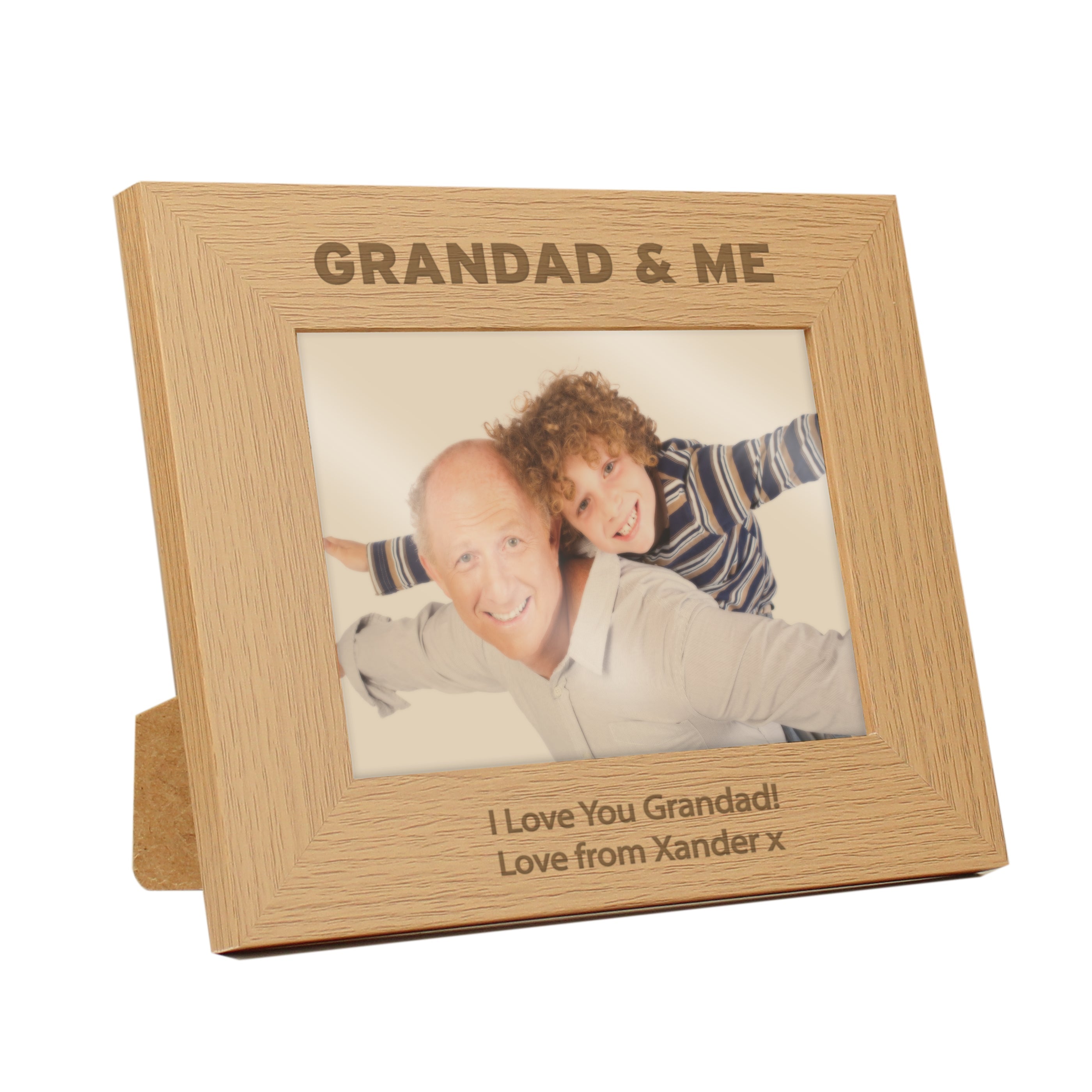 Personalised 5x7 Grandad & Me Photo Frame - Shop Photo Frames At Gift Moments - 4
