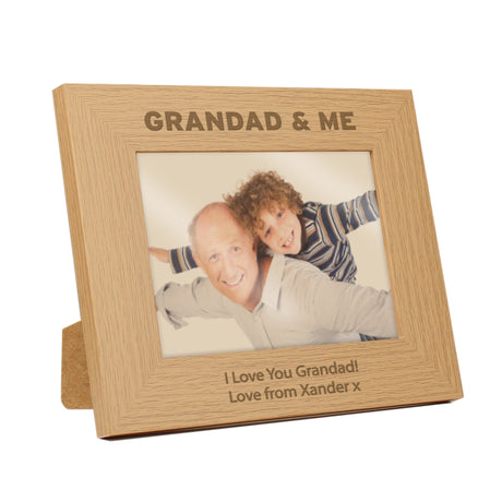 Personalised 5x7 Grandad & Me Photo Frame: 4 - Photo Frames By Gift Moments
