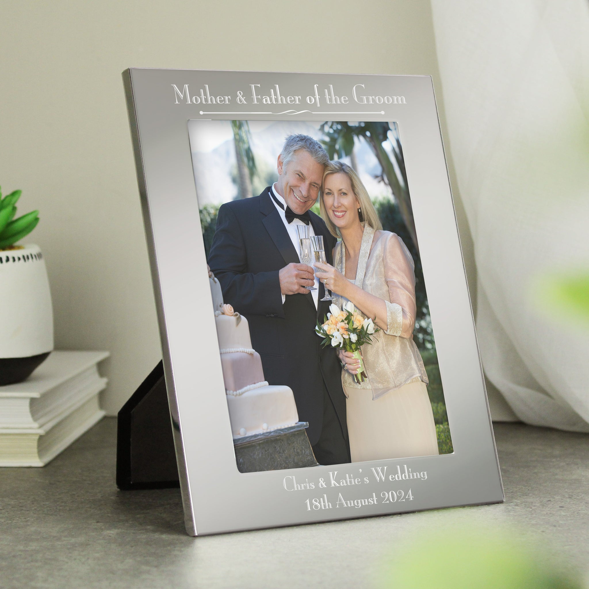 Personalised 5x7 Mother & Father of the Bride Photo Frame: 2 - Photo Frames By Gift Moments