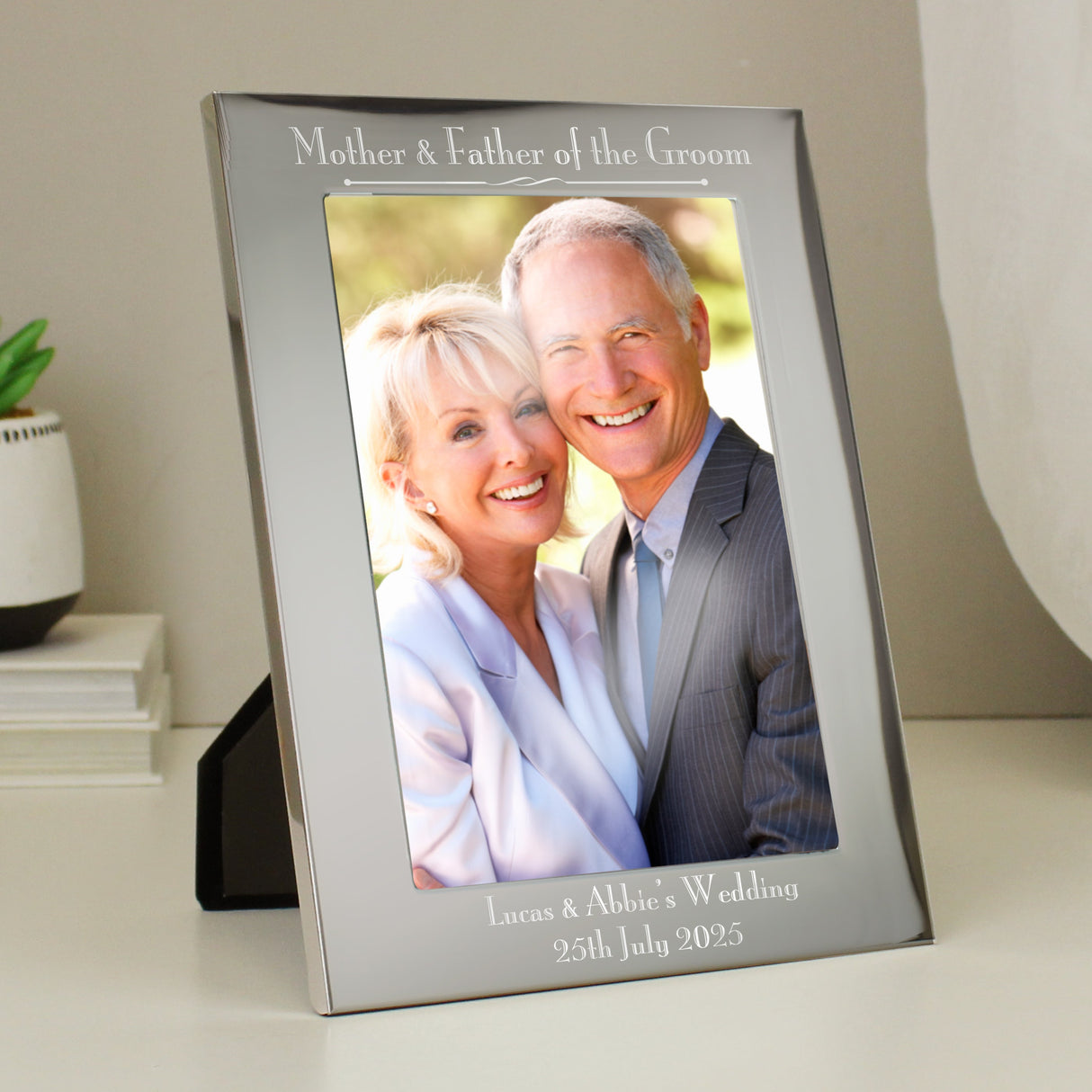 Personalised 5x7 Mother & Father of the Bride Photo Frame: 3 - Photo Frames By Gift Moments
