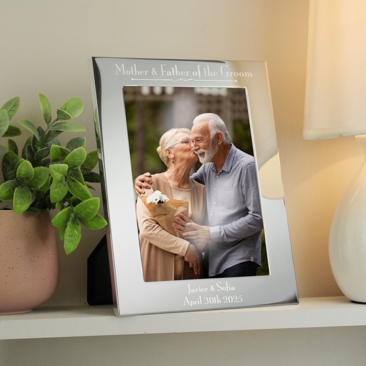 Personalised 5x7 Mother & Father of the Groom Photo Frame: 2 - Photo Frames By Gift Moments