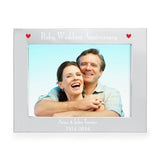 Personalised 5x7 Ruby Anniversary Landscape Photo Frame: 2 - Photo Frames By Gift Moments