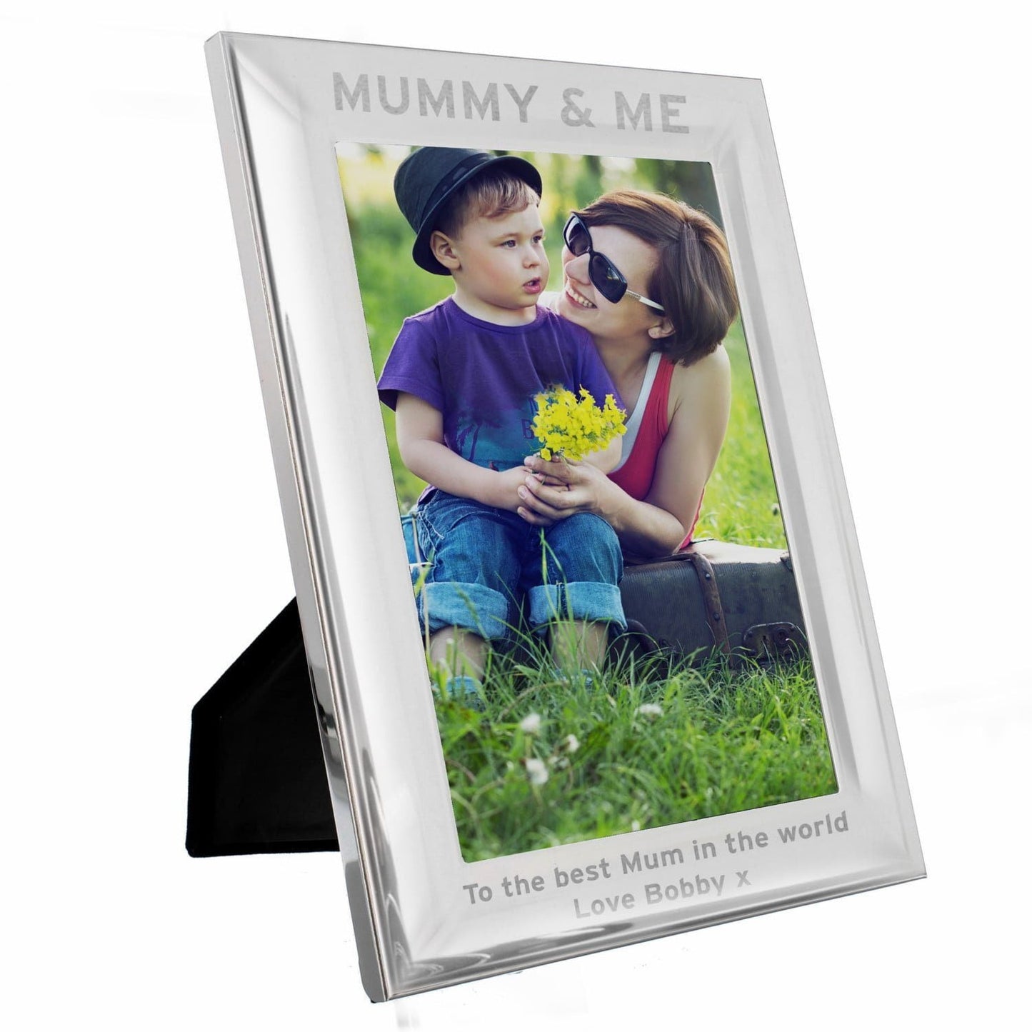 Personalised & Me 5x7 Silver Photo Frame: 5 - Photo Frames By Gift Moments