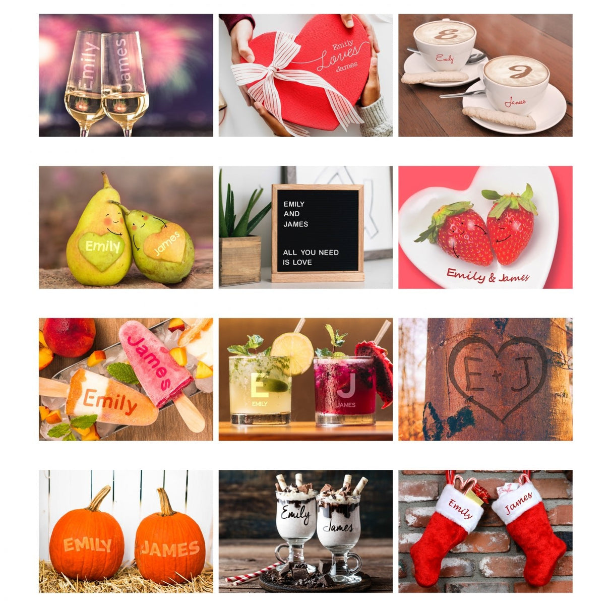 Personalised A4 Couple You And Me Calendar: 6 Calendars & Planners By Gift Moments