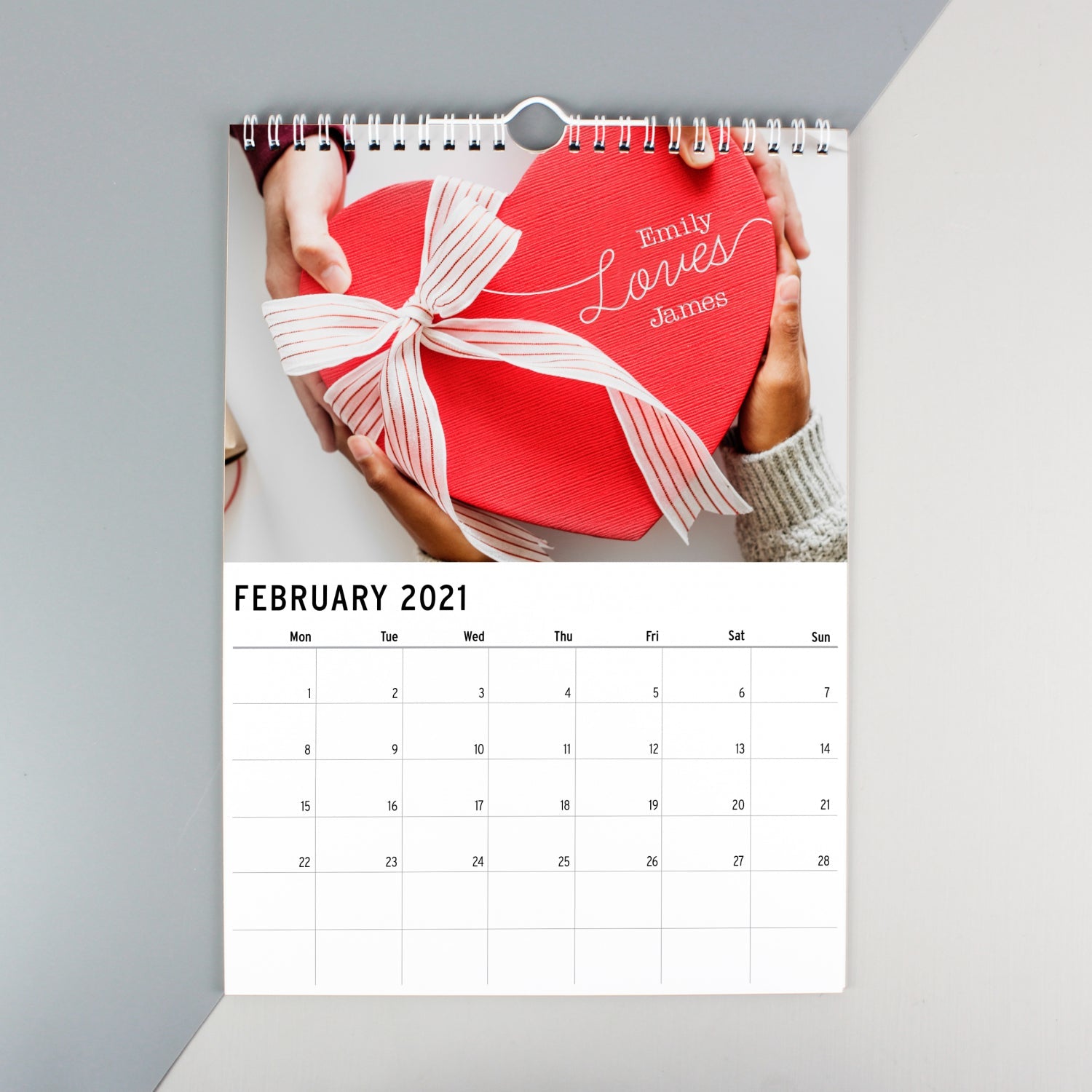 Personalised A4 Couple You And Me Calendar: 4 - Calendars & Planners By Gift Moments