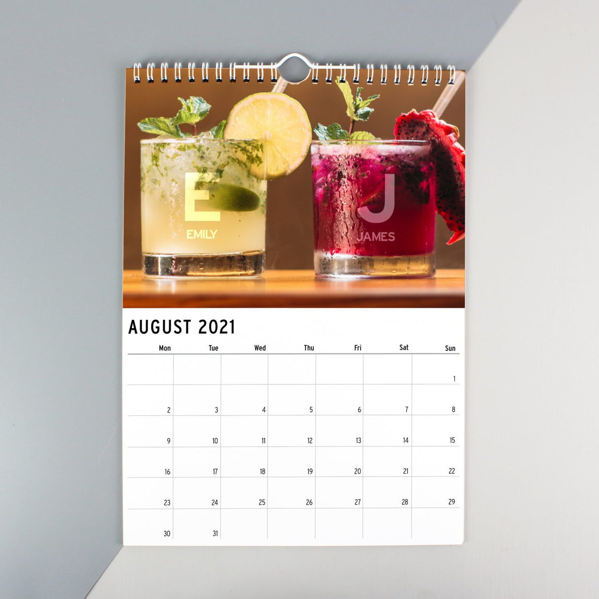 Personalised A4 Couple You And Me Calendar: 2 Calendars & Planners By Gift Moments
