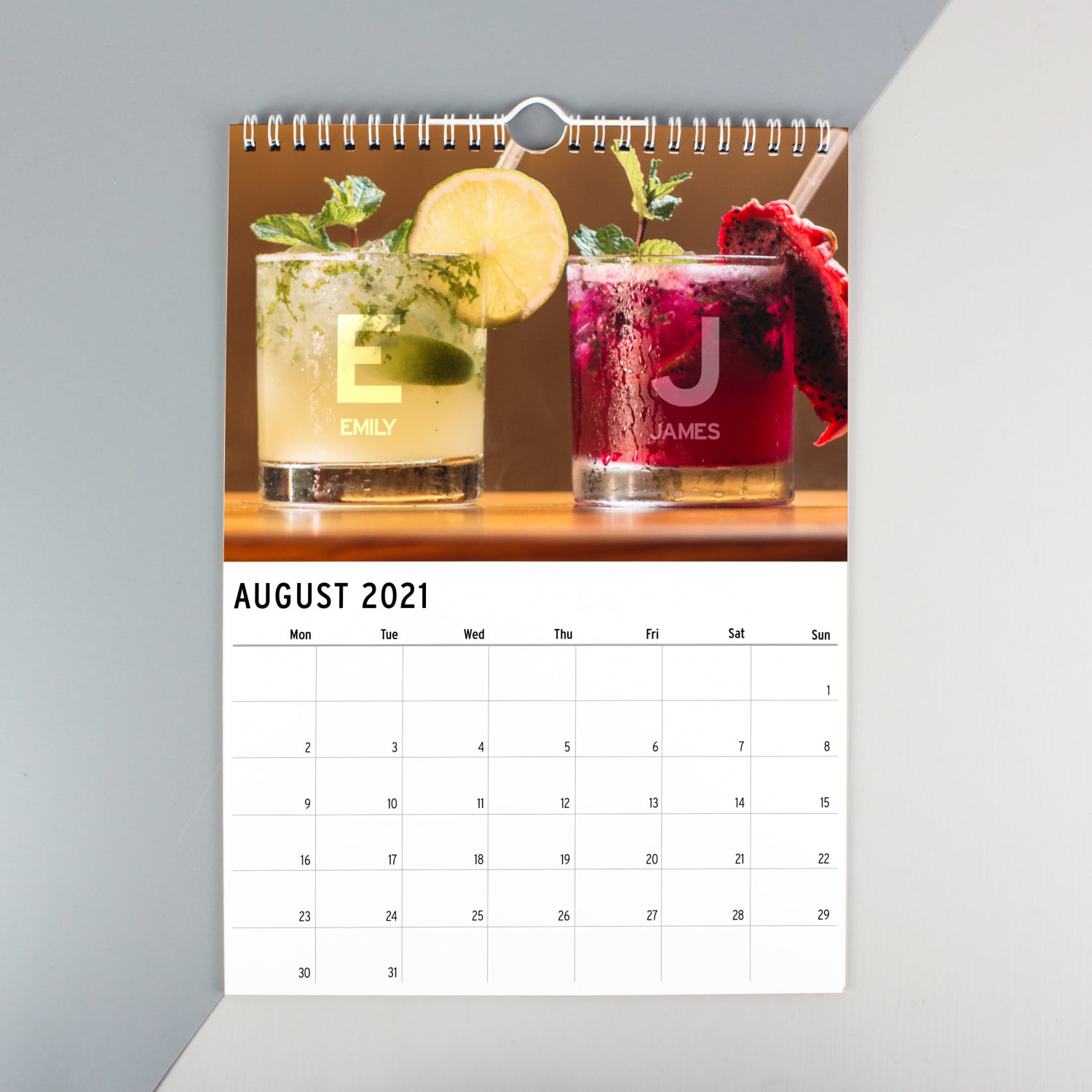 Personalised A4 Couple You And Me Calendar: 2 - Calendars & Planners By Gift Moments