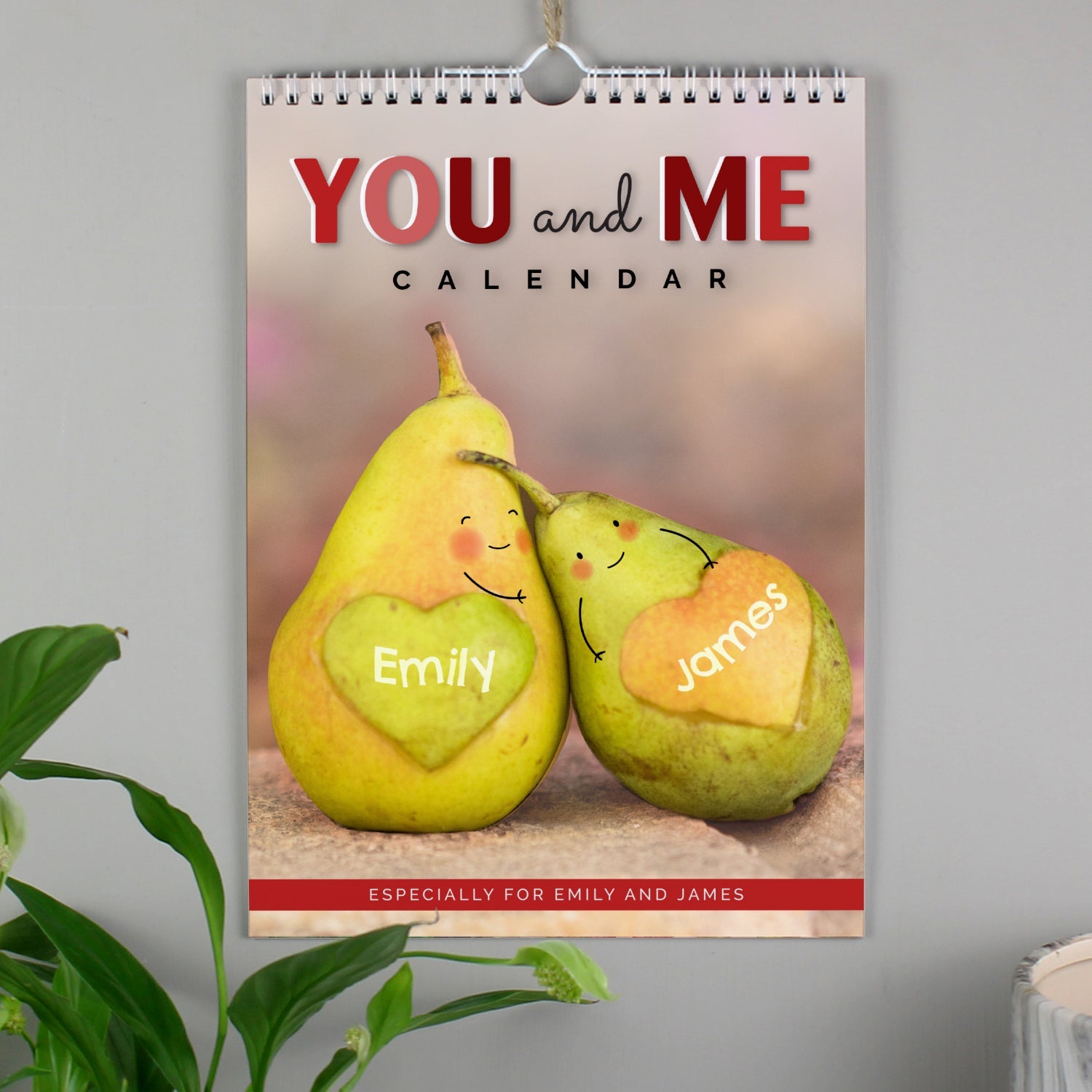 Personalised A4 Couple You And Me Calendar: 1 - Calendars & Planners By Gift Moments