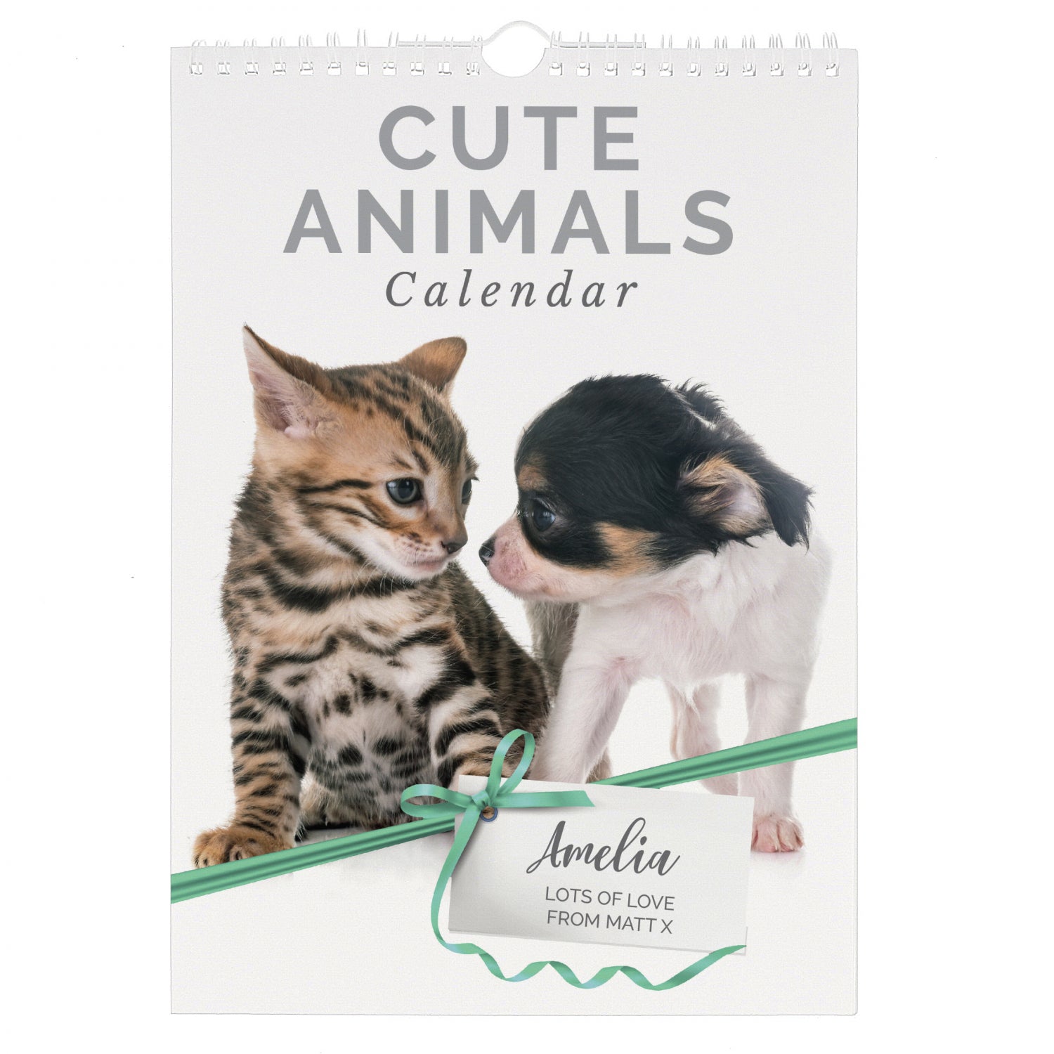 Personalised A4 Cute Animals Calendar: 5 - Calendars & Planners By Gift Moments