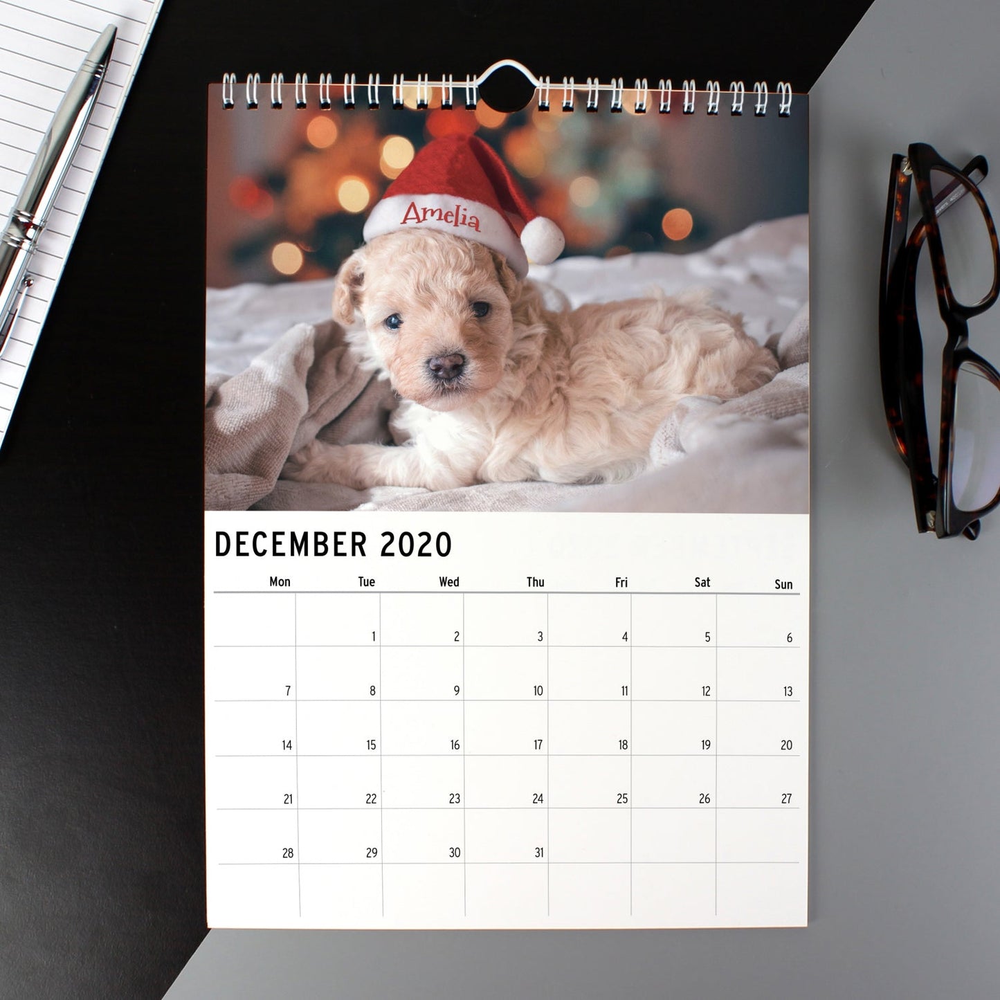 Personalised A4 Cute Animals Calendar: 4 - Calendars & Planners By Gift Moments