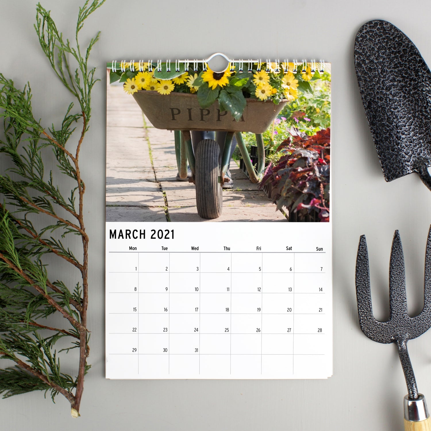 Personalised A4 Gardening Calendar: 4 - Calendars & Planners By Gift Moments