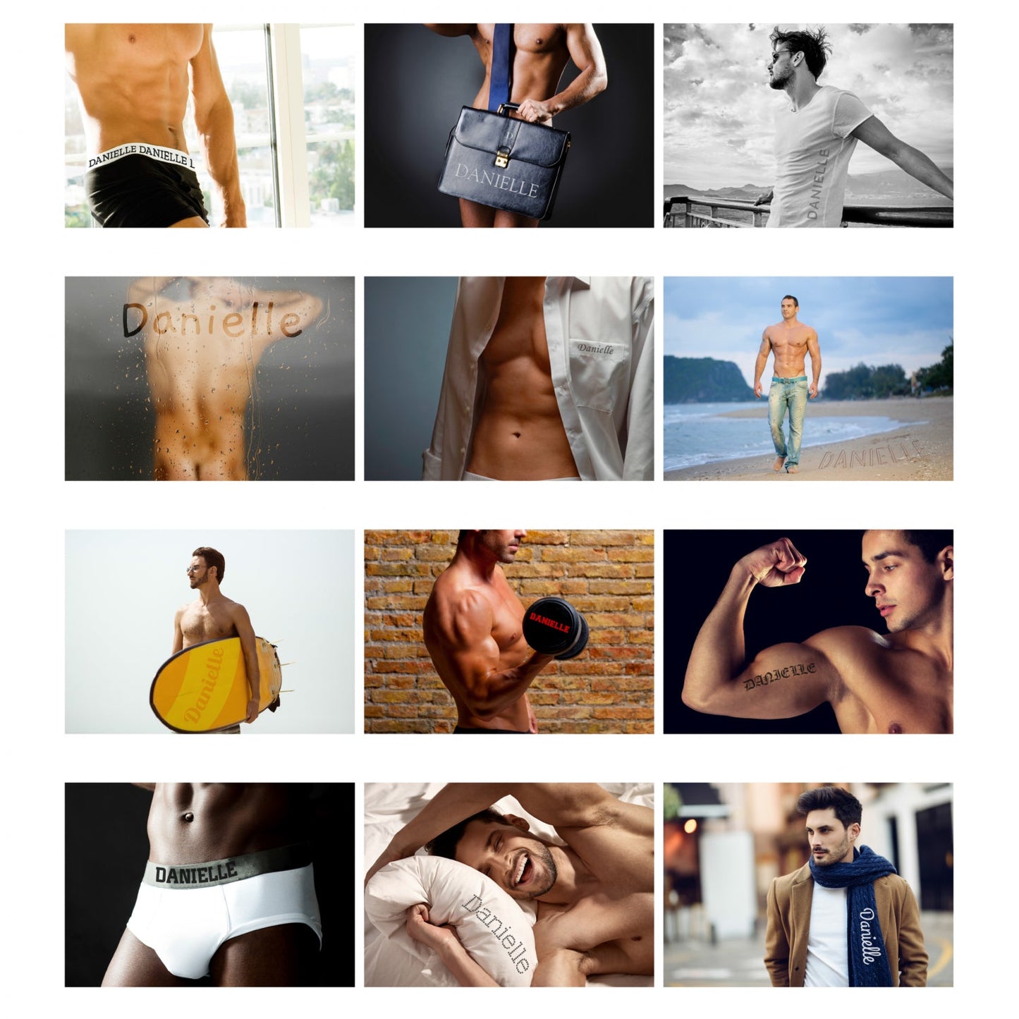 Personalised A4 Hot Hunks Calendar: 6 - Calendars & Planners By Gift Moments