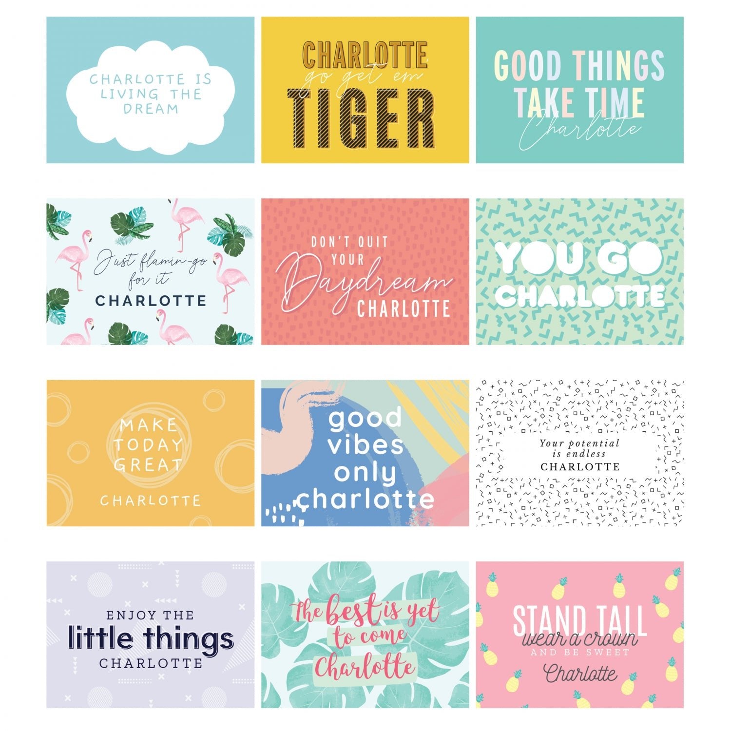 Personalised A4 Motivational Quotes Calendar: 6 - Calendars & Planners By Gift Moments