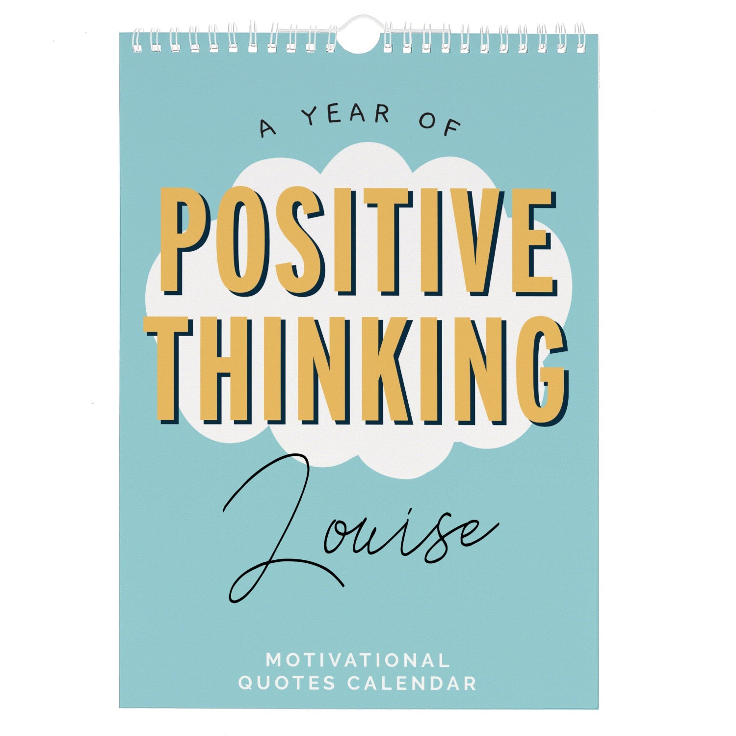 Personalised A4 Motivational Quotes Calendar: 5 - Calendars & Planners By Gift Moments