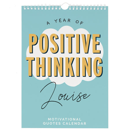Personalised A4 Motivational Quotes Calendar: 5 - Calendars & Planners By Gift Moments