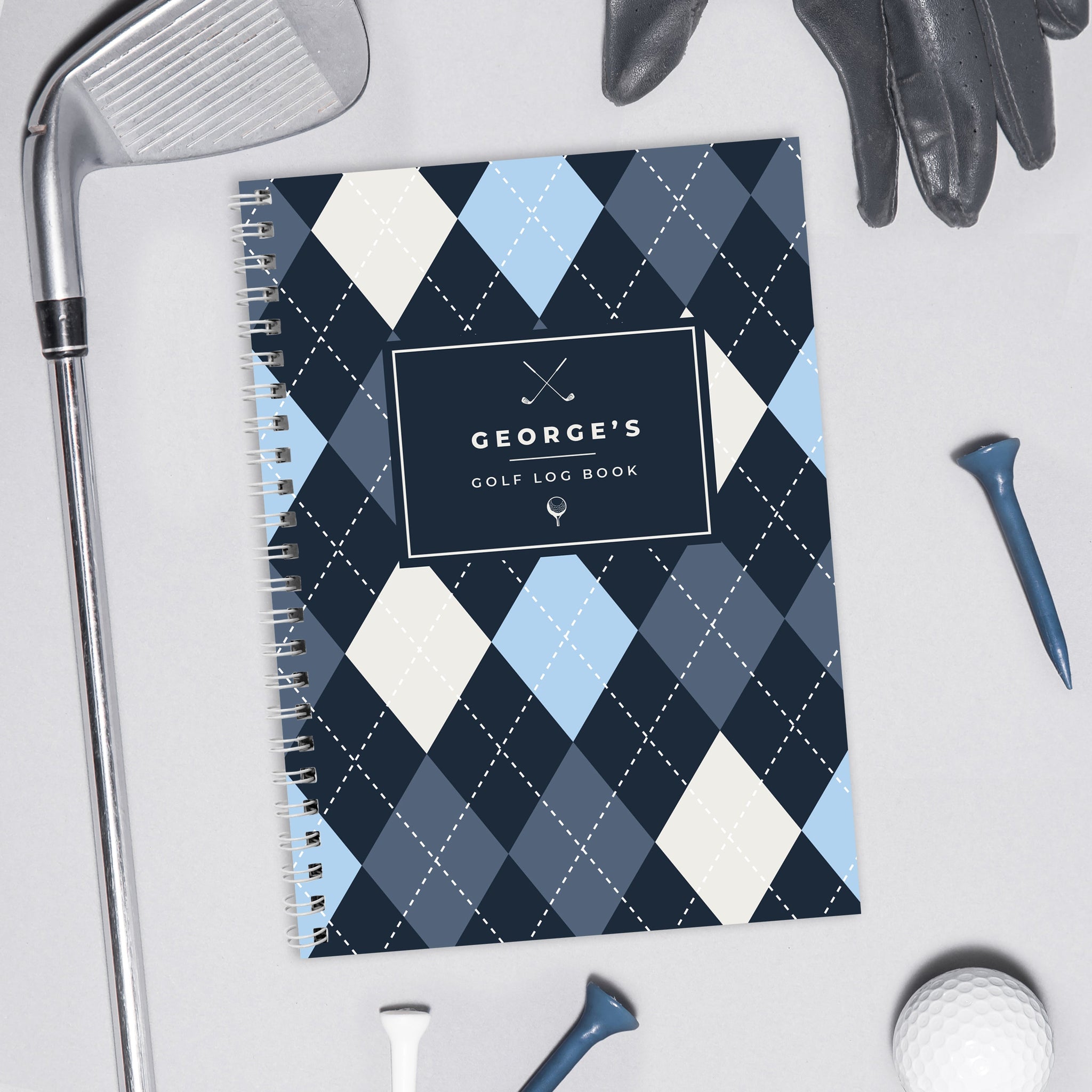 Personalised A5 Golf Log Book: 1 - Notebooks By Gift Moments