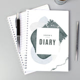 Personalised Abstract A5 Diary: 4 - Diaries By Gift Moments