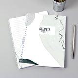 Personalised Abstract A5 Notebook: 1 - Notebooks By Gift Moments