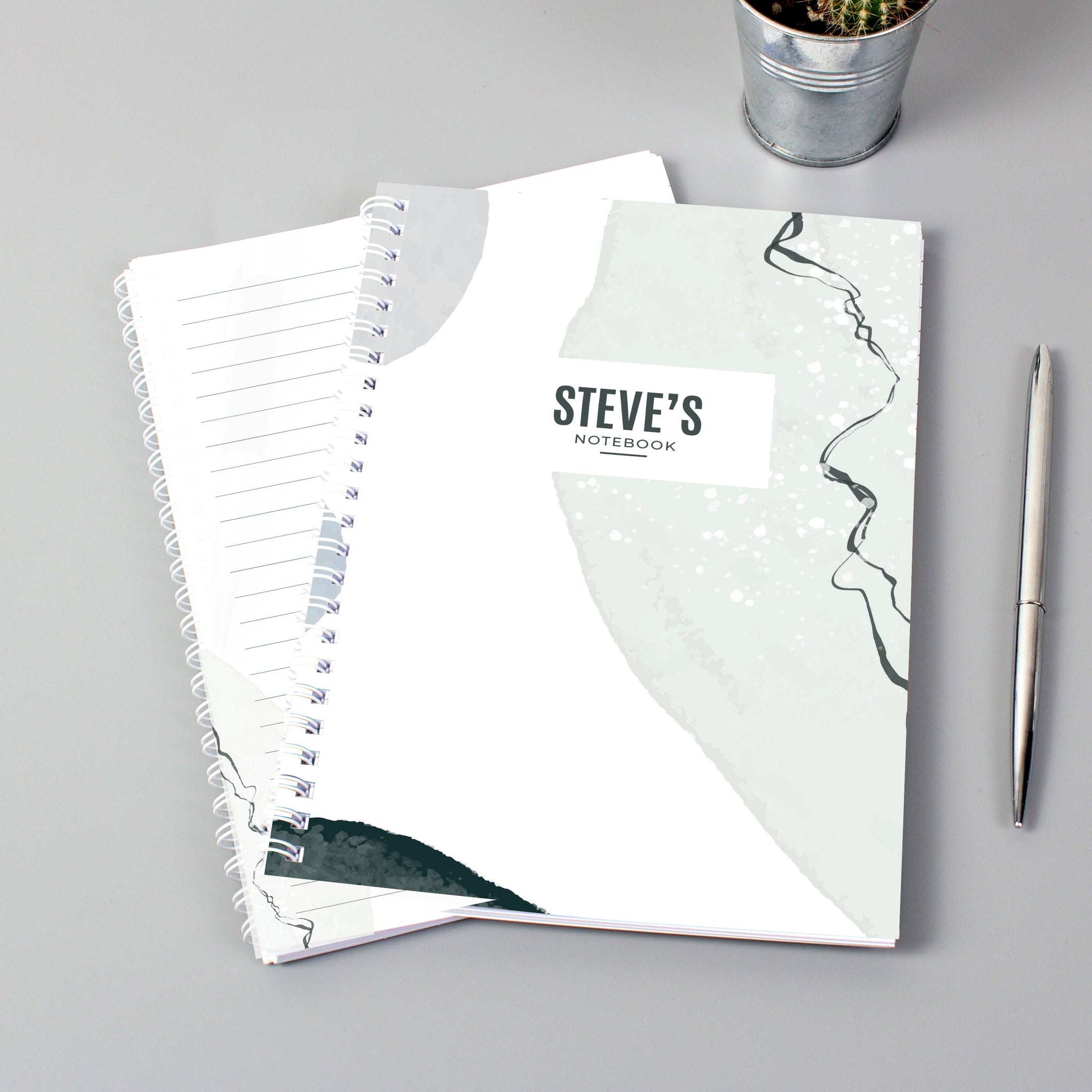 Personalised Abstract A5 Notebook: 1 - Notebooks By Gift Moments