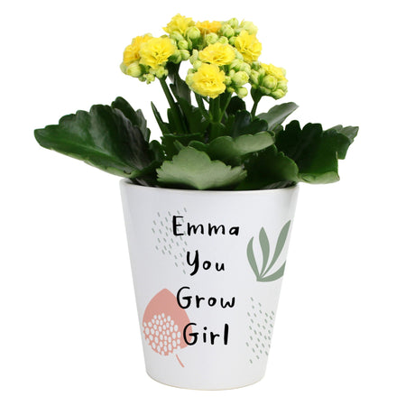 Personalised Abstract Pattern Plant Pot: 4 - Pots & Planters By Gift Moments