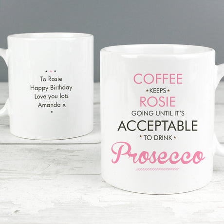 Personalised Acceptable to Drink Mug: 6 - Mugs By Gift Moments