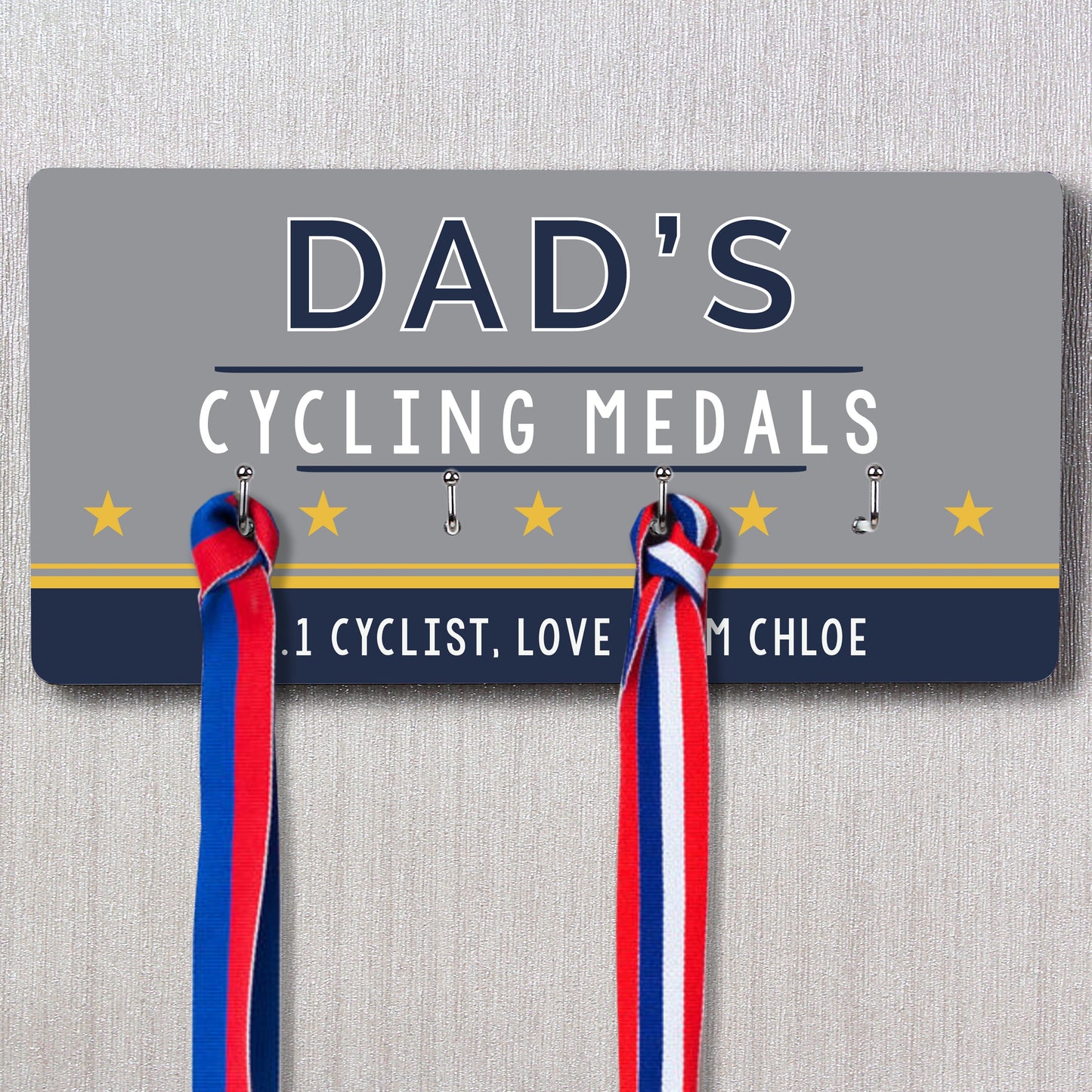 Personalised Achievement Medal Hooks: 3 - Signs & Plaques By Gift Moments