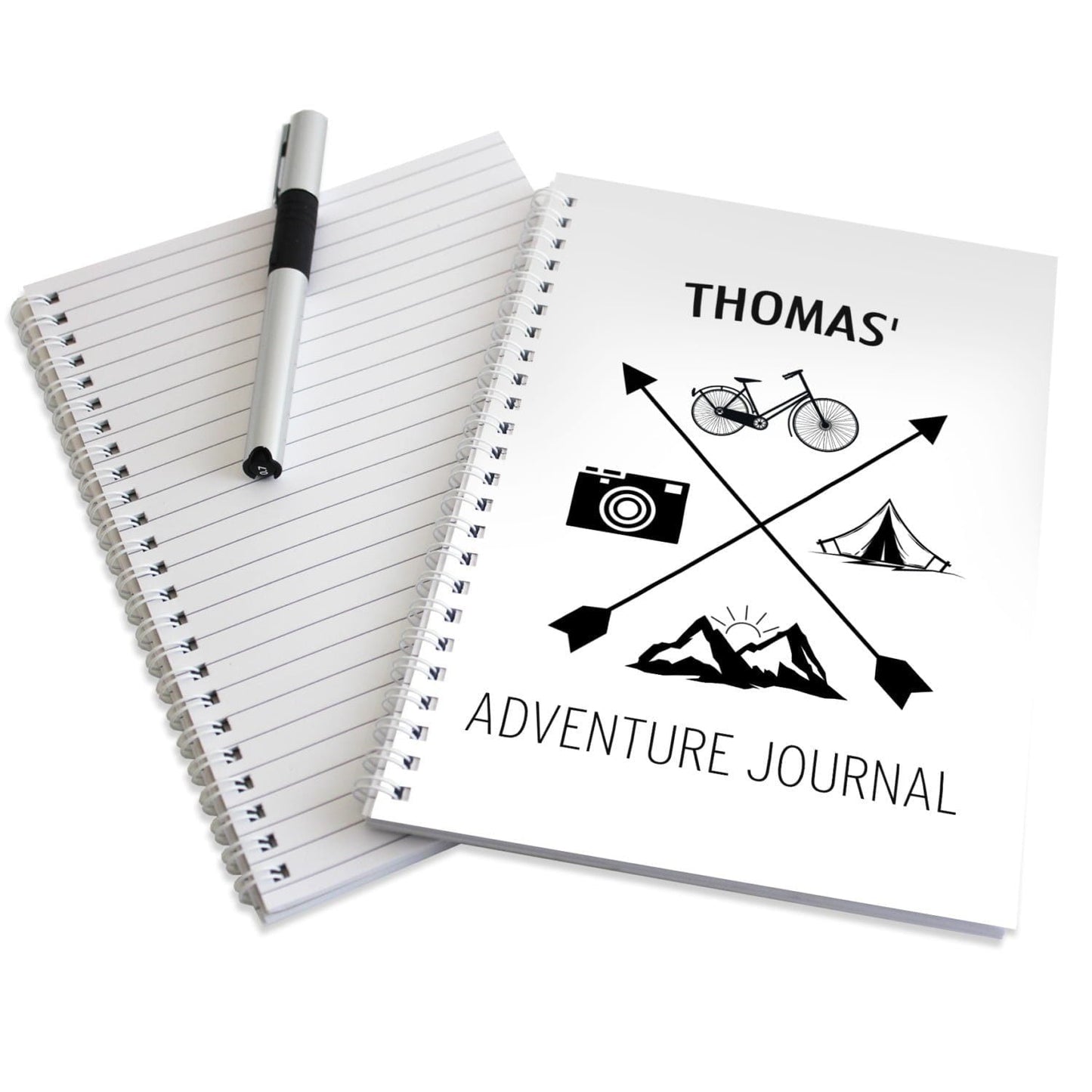 Personalised Adventure A5 Notebook: 3 - Notebooks By Gift Moments