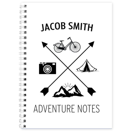 Personalised Adventure A5 Notebook: 4 - Notebooks By Gift Moments
