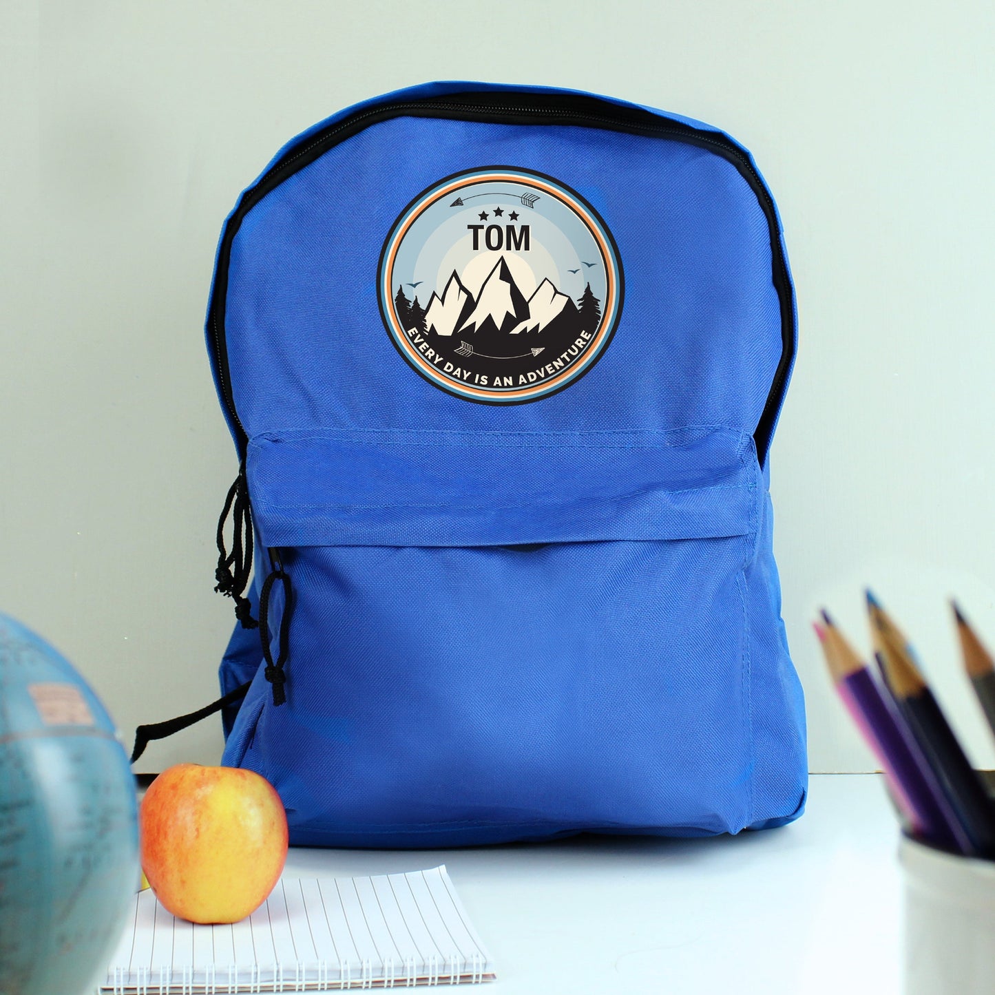 Personalised Adventure Blue Backpack: 3 - Kids Bags By Gift Moments